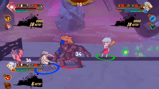 Unrivaled Heroes: 2.5D Brawler screenshot 3